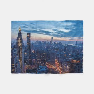 New York City, NY, USA Fleece Blanket
