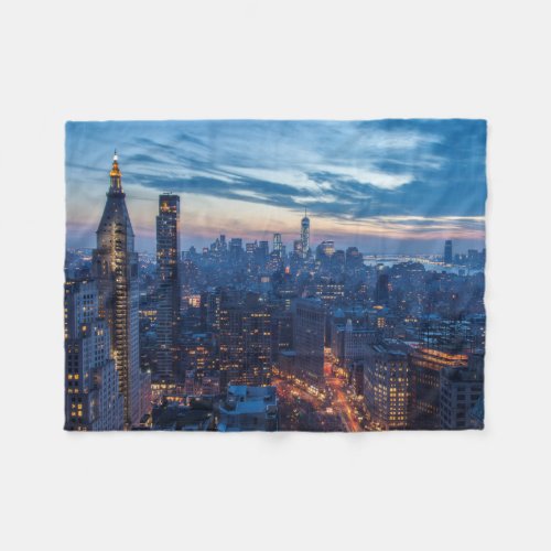 New York City NY USA Fleece Blanket