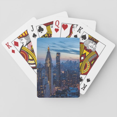New York City NY USA Poker Cards