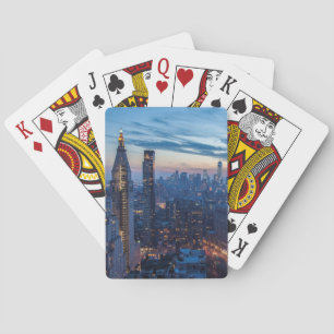 New York City, NY, USA Poker Cards