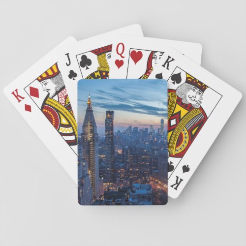 New York City NY USA Poker Cards