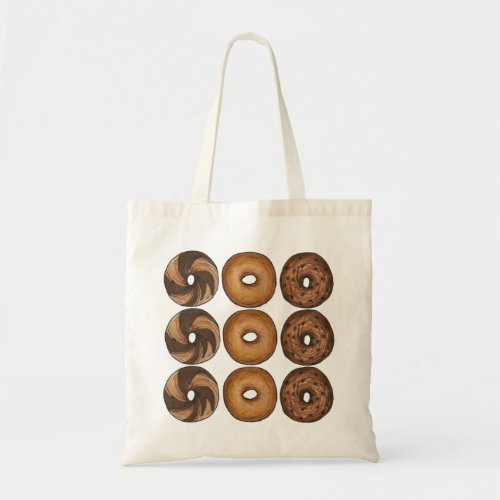 New York City NYC Deli Breakfast Bagels Tote Bag