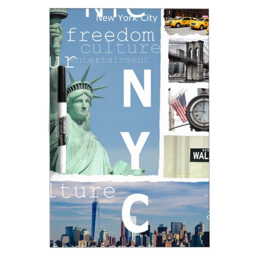 New York City Nyc Dry_Erase Board