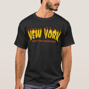 New York City  NYC Flames  Classic  T-Shirt