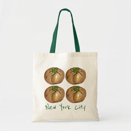 New York City NYC Foodie Jewish Deli Knish Tote