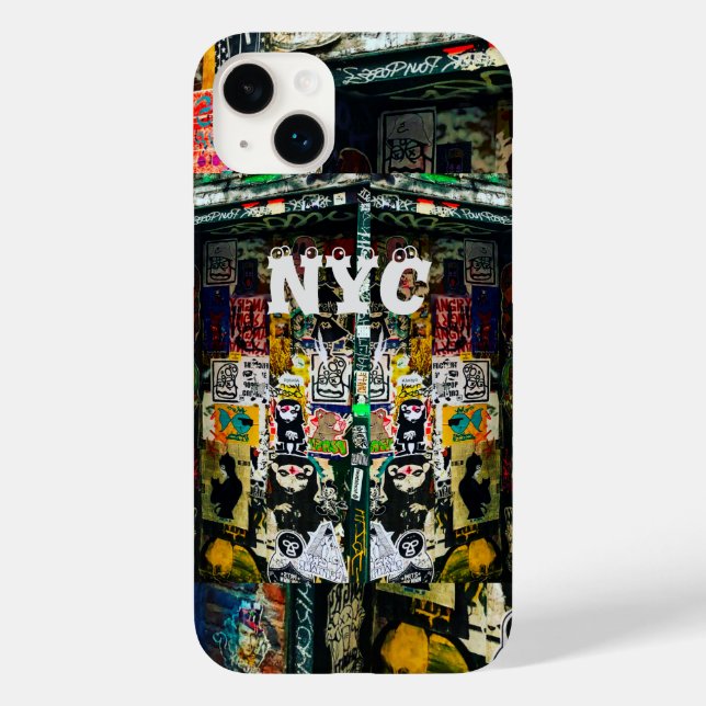 New York City NYC Graffiti Apple iPhone Case 14 13 (Back)