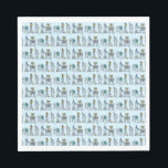 New York City NYC Hanukkah Landmarks Architecture Napkins<br><div class="desc">Design features an original pen-and-ink illustration of various New York City landmarks, including the Statue of Liberty, Washington Square Arch, and the Brooklyn Bridge, "dressed up" for the holiday season. Ideal for celebrating Hanukkah and the Jewish holidays. This NYC design is also available on other products. Coordinating Chanukah party designs...</div>