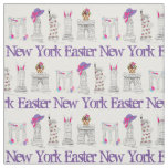 New York City NYC Happy Easter Landmarks Buildings Fabric