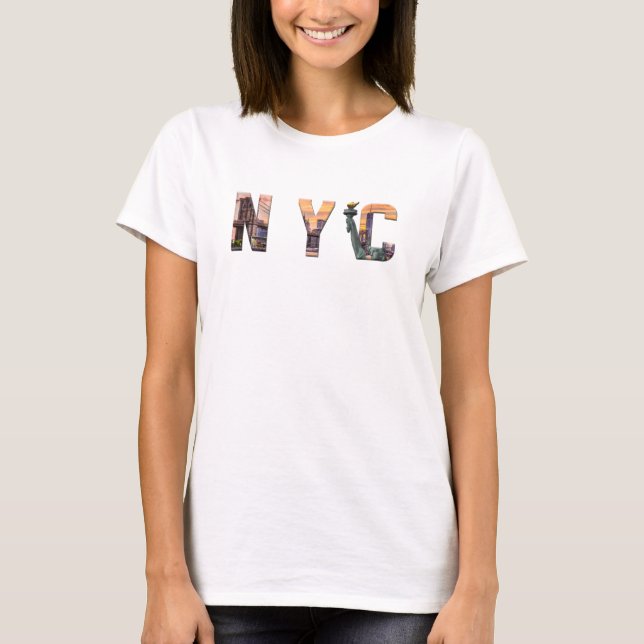 New York City [NYC} Images of New York T-Shirt (Front)