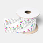 New York City NYC Landmarks Birthday Party Satin Ribbon