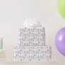 New York City NYC Landmarks Birthday Party Wrapping Paper