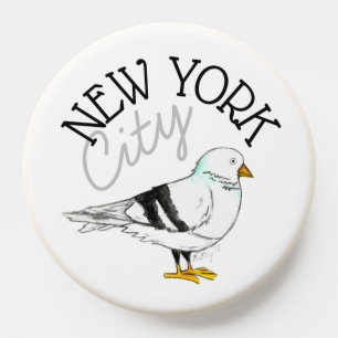 New York City NYC Manhattan Pigeon Bird Seagull PopSocket