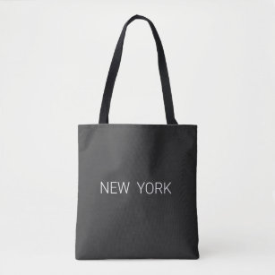 New York City NYC NY Black Tote Bag