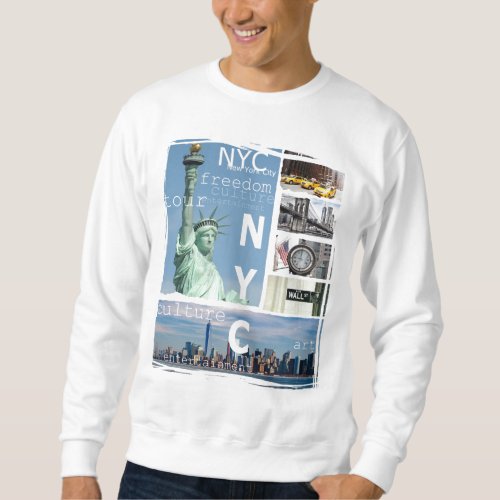 New York City Nyc Ny Liberty Statue Manhattan Sweatshirt