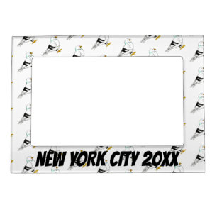 New York City NYC Pigeon Bird Seagull Magnetic Frame