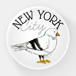 New York City NYC Pigeon Bird Seagull Paperweight