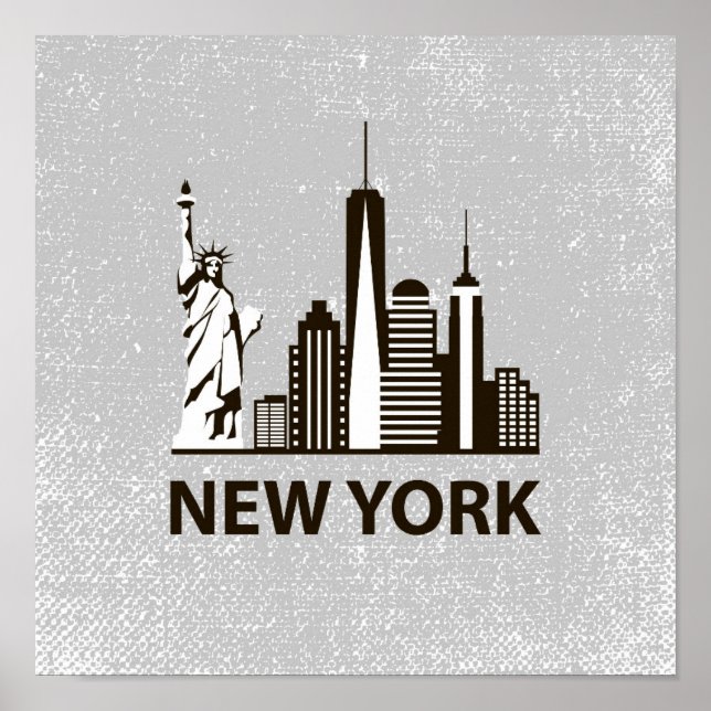 New York City | NYC Skyline Poster (Front)