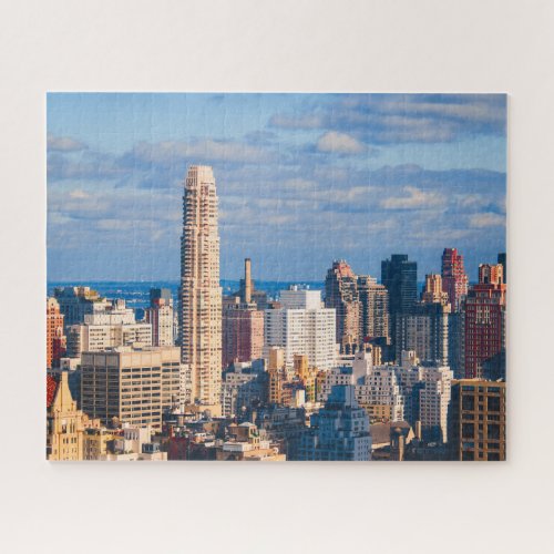 New York City NYC Skyscrapers Urban Architecture J Jigsaw Puzzle