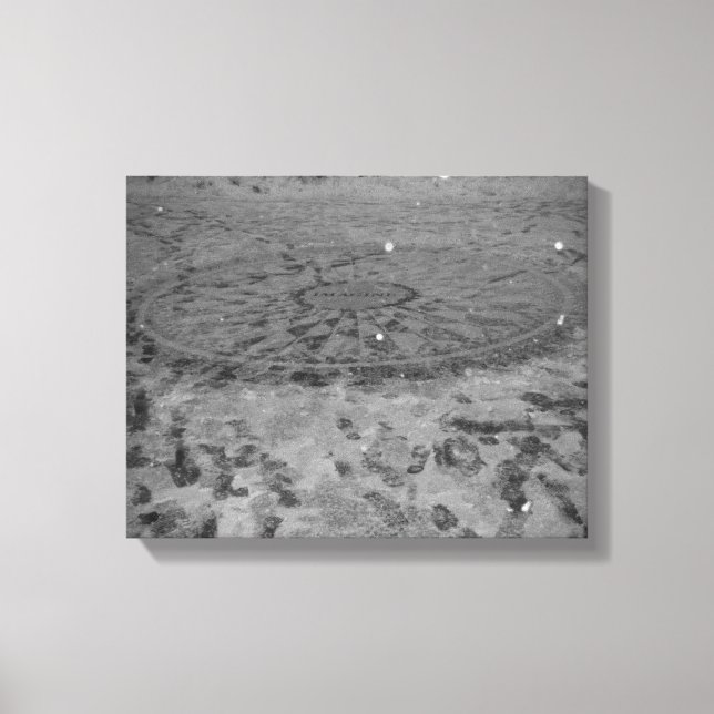 New York City NYC Strawberry Fields Central Park Canvas Print (Front)