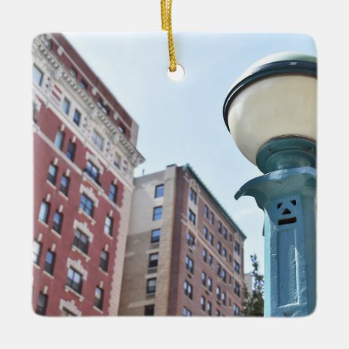 New York City NYC Upper West Side Architecture Ceramic Ornament