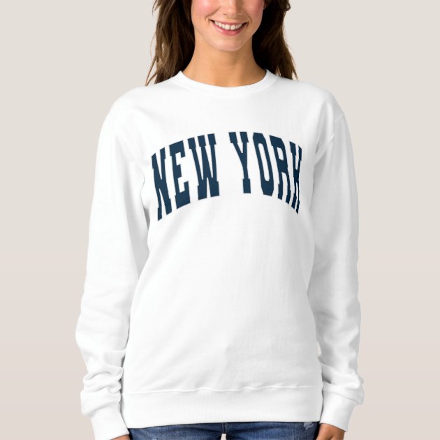 NYC Sweatshirt  New York City Sweatshirt  College Style Sweatshirt  Vintage Inspired Sweatshirt