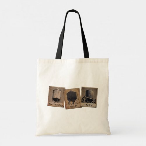 New York City NYC Water Towers  Tote Bag