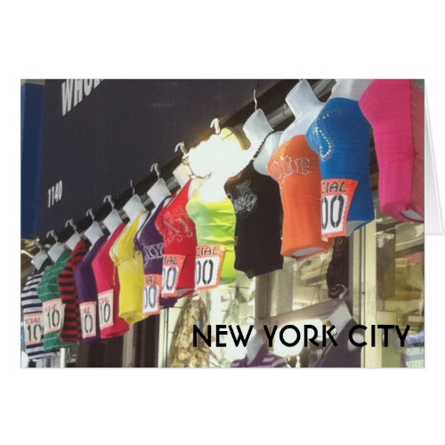 New York City NYC Wholesale District Clothing Sale