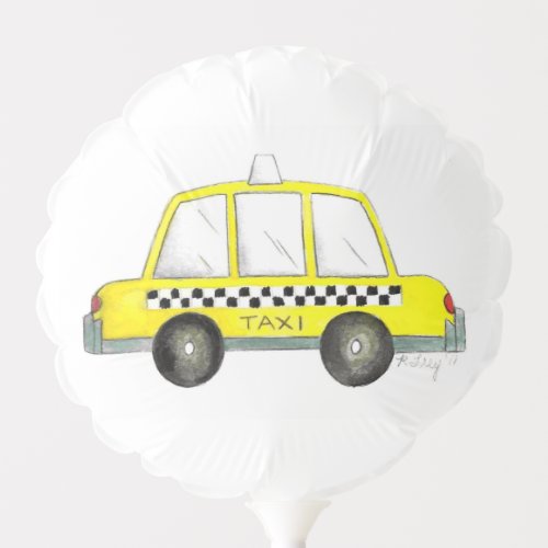 New York City NYC Yellow Taxi Cab Driver Manhattan Balloon