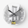 New York City Nyc Yellow Taxi Pop Art Round Clock