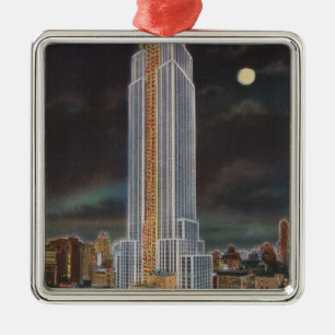 New York City, NYEmpire State Bldg in Metal Ornament
