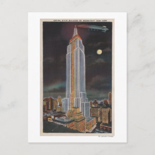 New York City, NYEmpire State Bldg in Postcard