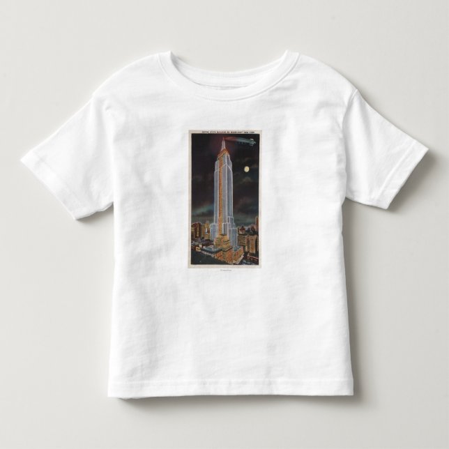 New York City, NYEmpire State Bldg in Toddler T-shirt (Front)