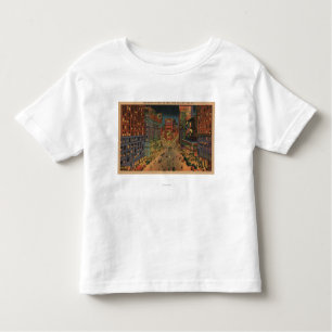 New York City, NYNight View of Times Square Toddler T-shirt