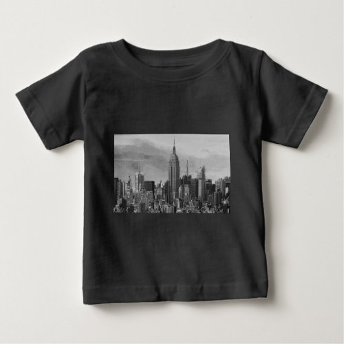 New York City Panorama Baby T_Shirt
