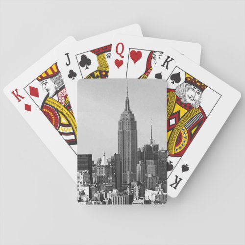 New York City Panorama Poker Cards
