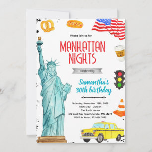 New York city party Invitation