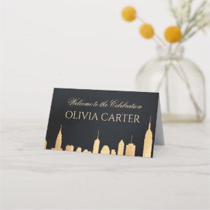 New York City Party Place Card