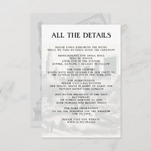 New York City Passport Details Enclosure Card