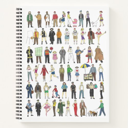 New York City People NYC Citizens Humans Neighbors Notebook