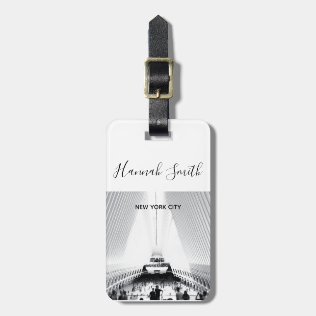 New York City Personnalised Luggage Tag (Front Vertical)