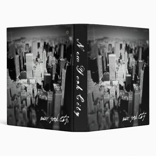 New York City Photo Album 3 Ring Binder