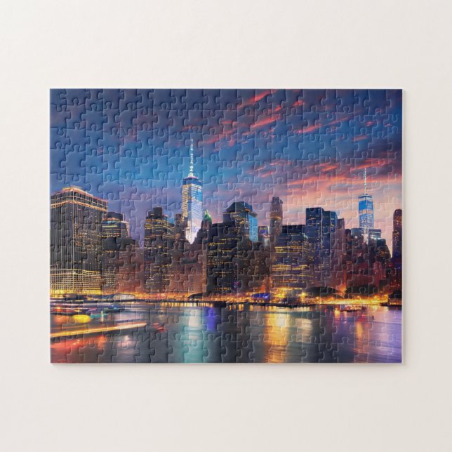 New York City Photo Puzzle Skyline Internet Jigsaw (Horizontal)