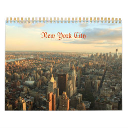 New York City photography calendar