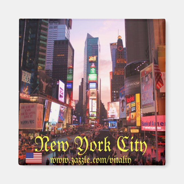 New York City photography magnet (Front)