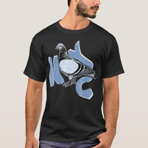 New York City Pigeon T Shirt _ NYC Animals and