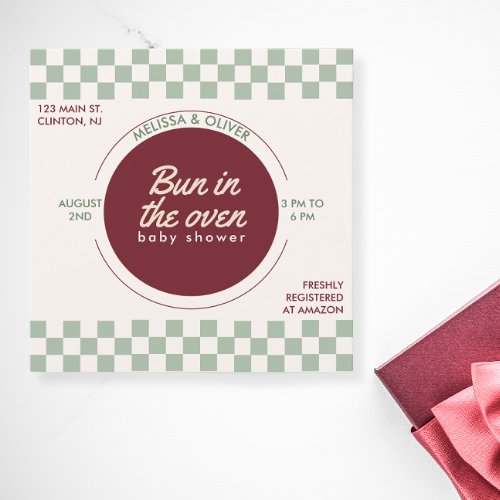 New York City Pizza funny Italian Baby shower  Invitation