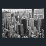 New York City Placemat<br><div class="desc">New York City Midtown Old Style Image - Vintage New York Artworks</div>