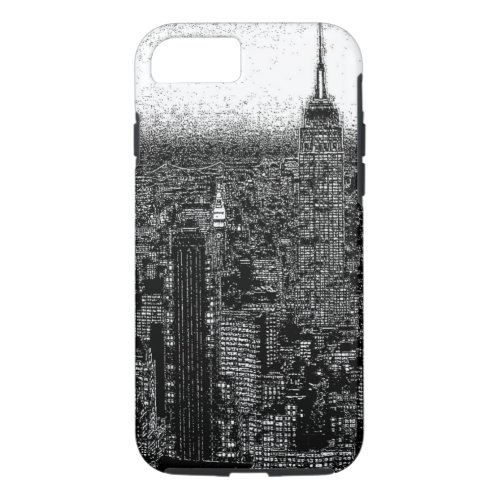 New York City Pop Art Tough iPhone 7 Case