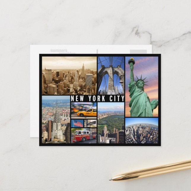 ニューヨークのポストカード 世界の絶景ポストカード ニューヨークの夜景/アメリカ | いろは