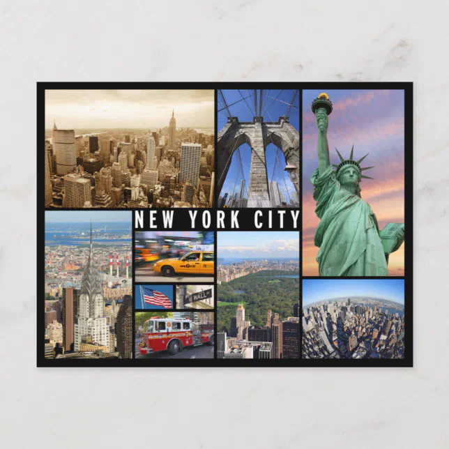 new york city postcard | Zazzle
